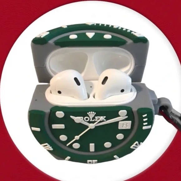 🎉Host Pick x 2🎉 NWT Very Cool Faux Rolex Watch Face AirPod Case! - Picture 2 of 2